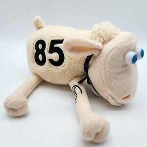 Serta Counting Sheep #85 Plush Stuffed Animal Toy 8" Cream Large Bulging Eyes
